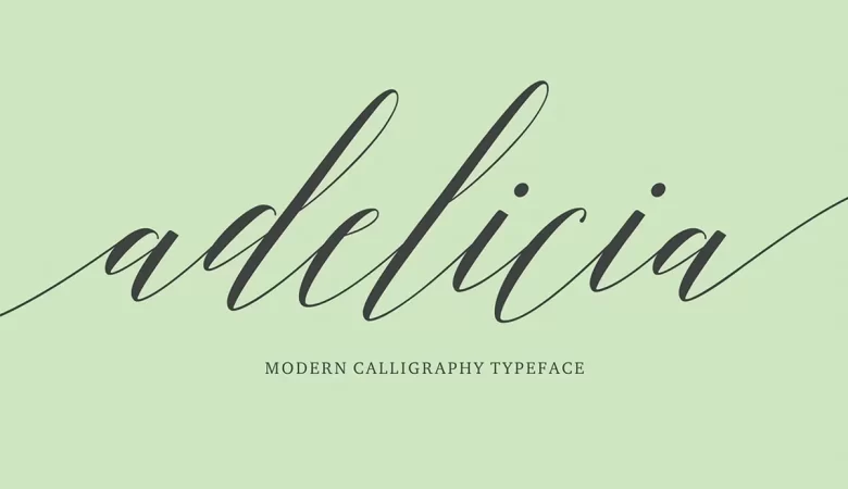Adelicia Script Font
