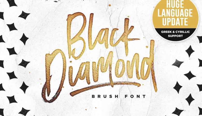Black Diamond Font