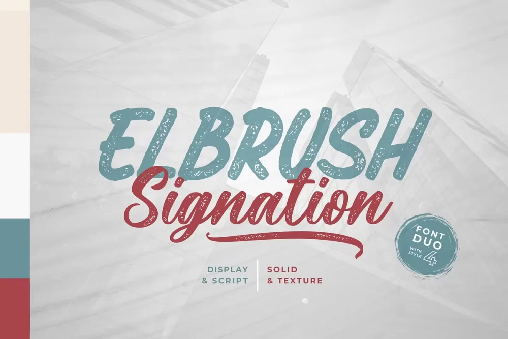 Elbrush Signation Font
