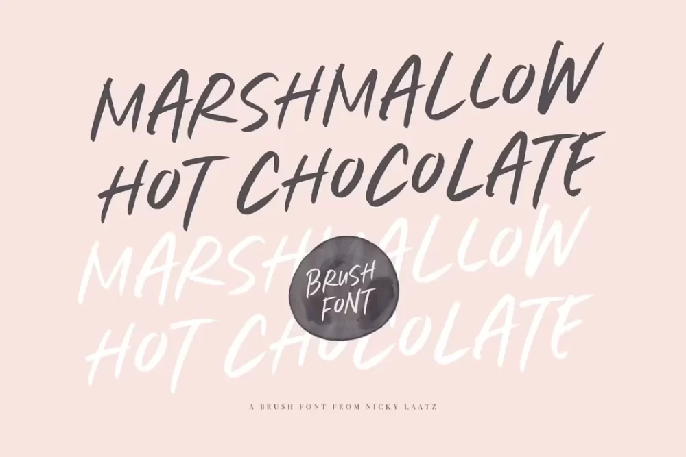 Marshmallow Hot Chocolate Font