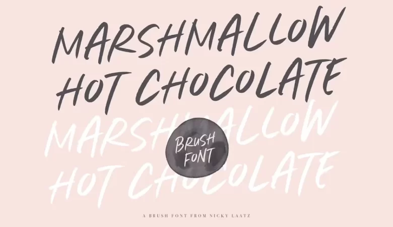 Marshmallow Hot Chocolate Font