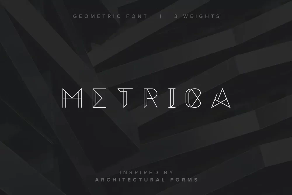 Metrica Font