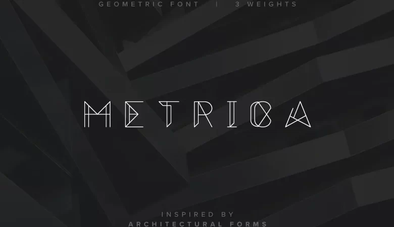 Metrica Font
