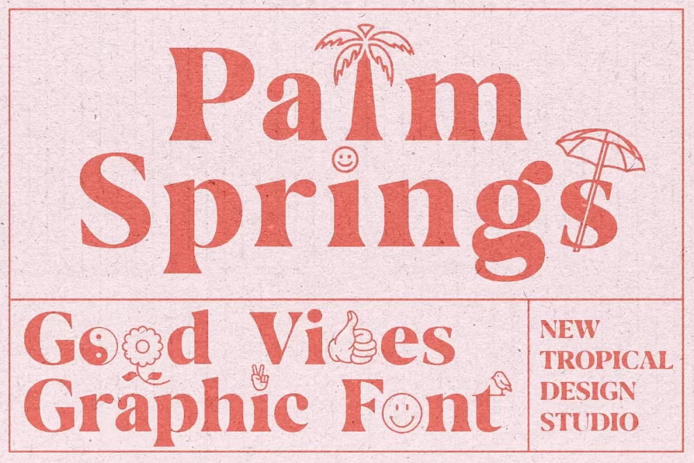 Palm Springs Font