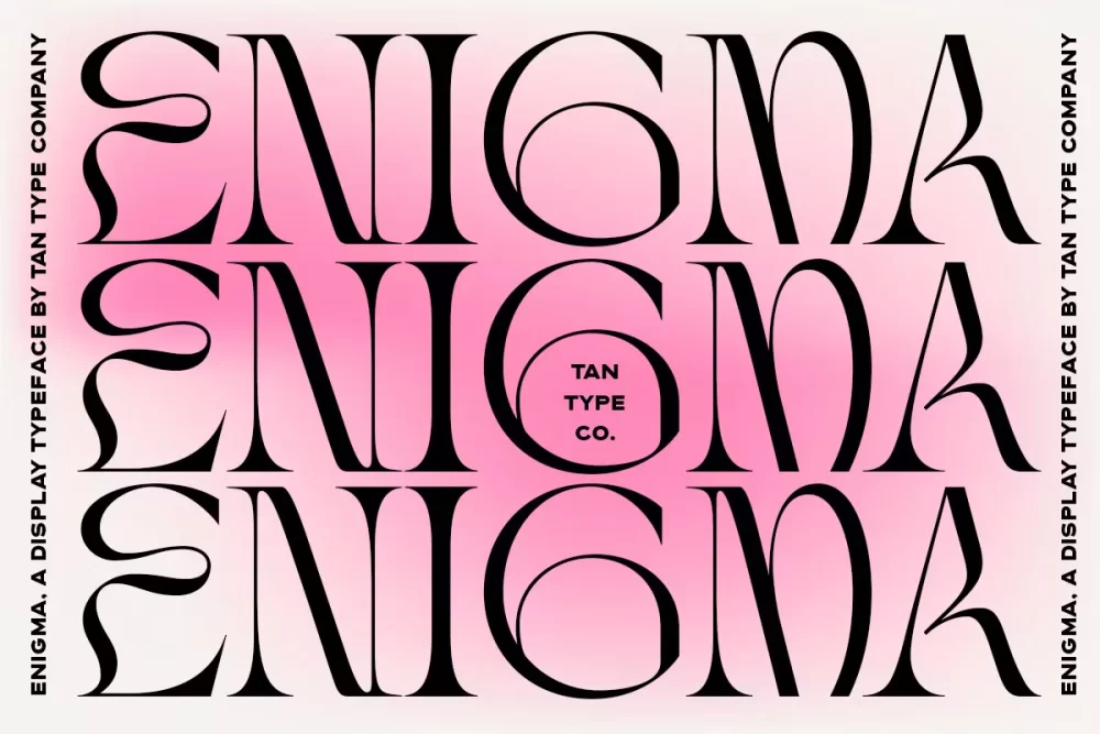 Tan - Enigma Font
