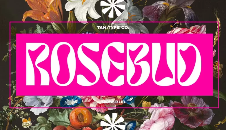 Tan - Rosebud Font