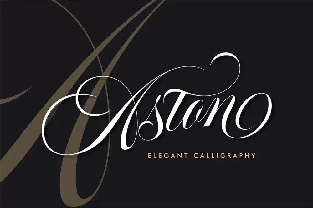 Aston Script Font
