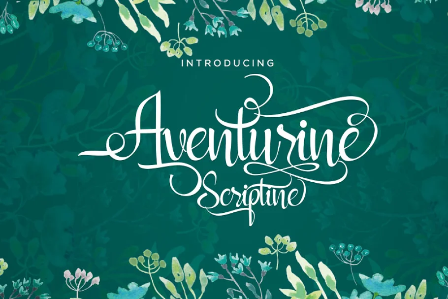 Aventurine Script Font