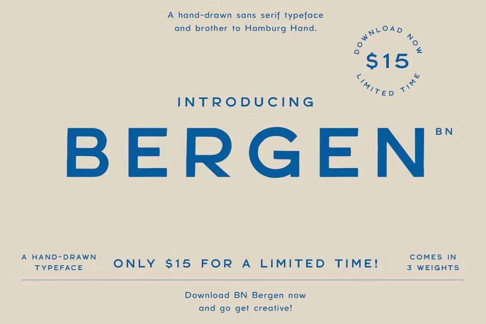 BN Bergen Font