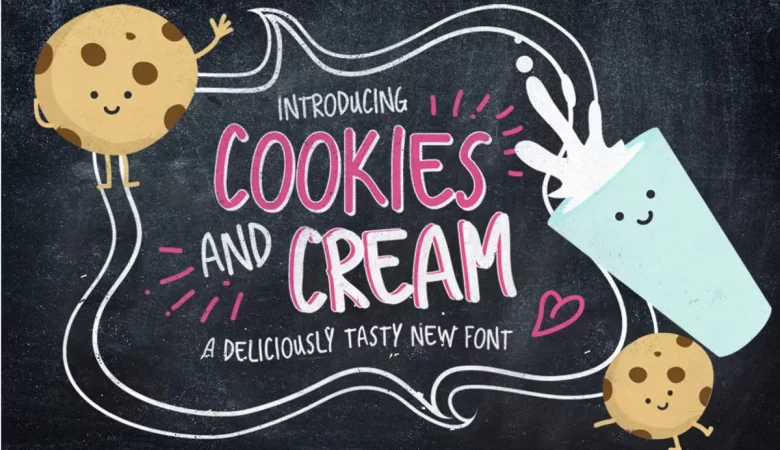 Cookies And Cream Font