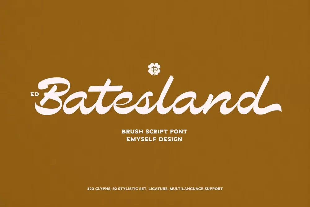 ED Batesland Font