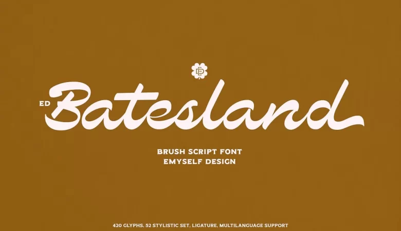 ED Batesland Font