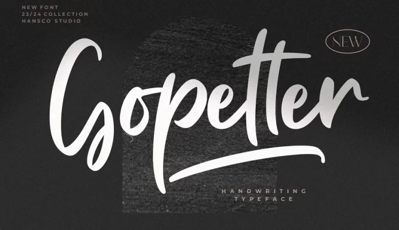 Gopetter Font