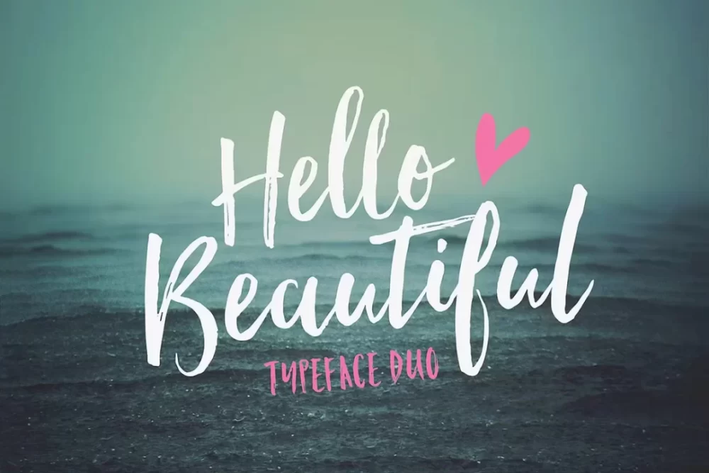 Hello Beautiful Font