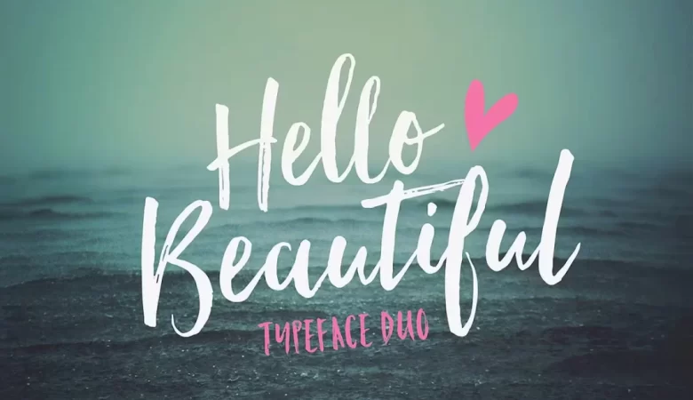 Hello Beautiful Font