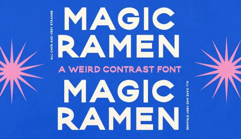 Magic Ramen Font