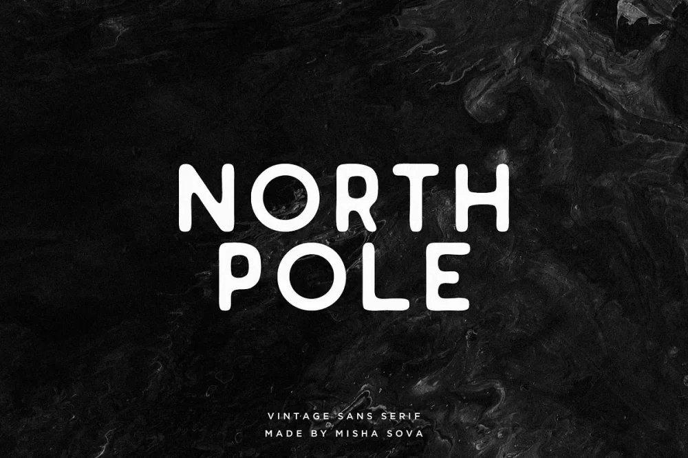 North Pole Font