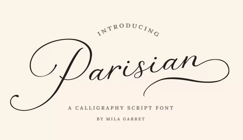Parisian Script Font