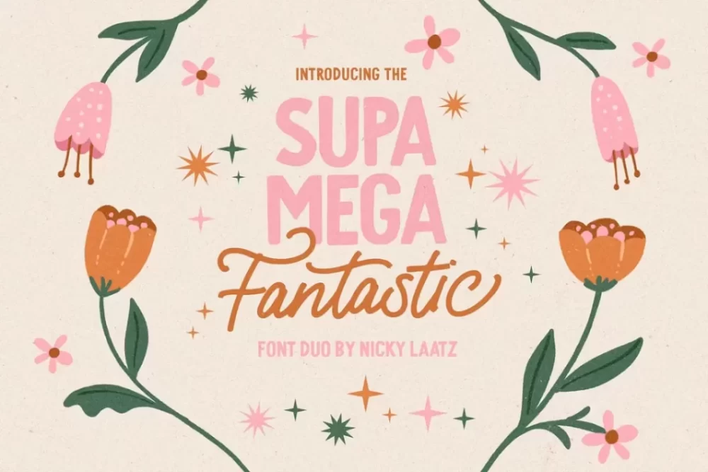 Supa Mega Fantastic Font