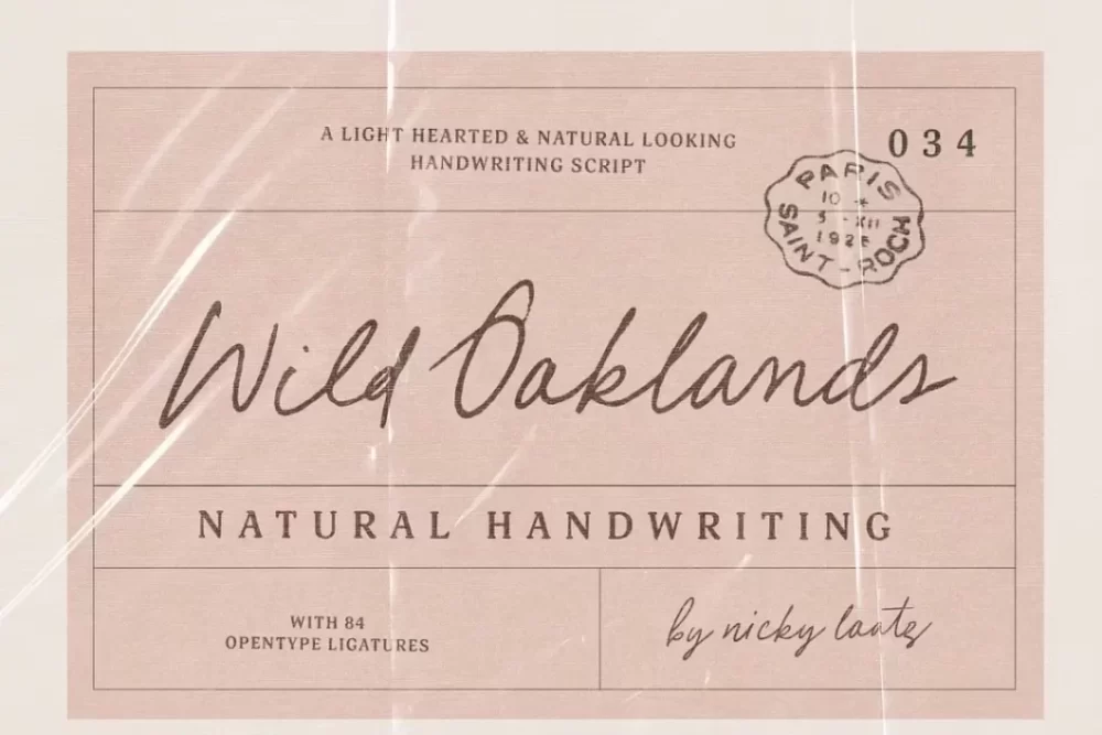 Wild Oaklands Font