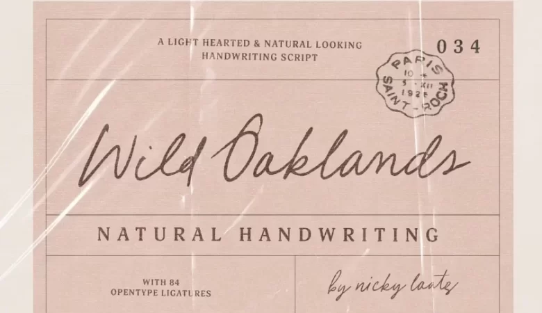 Wild Oaklands Font