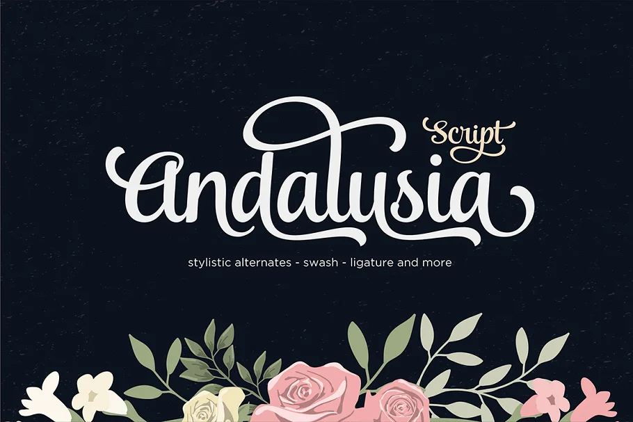 Andalusia Script Font Free Download - Script Fonts