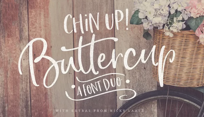 Chin Up Buttercup Font