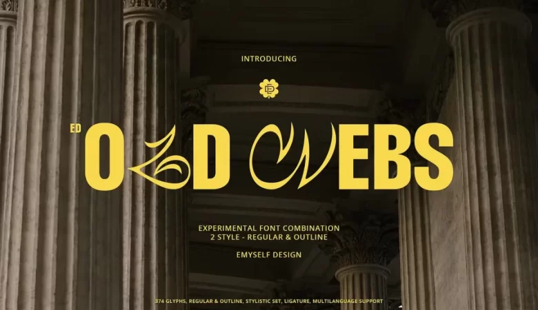 ED Old Webs Font