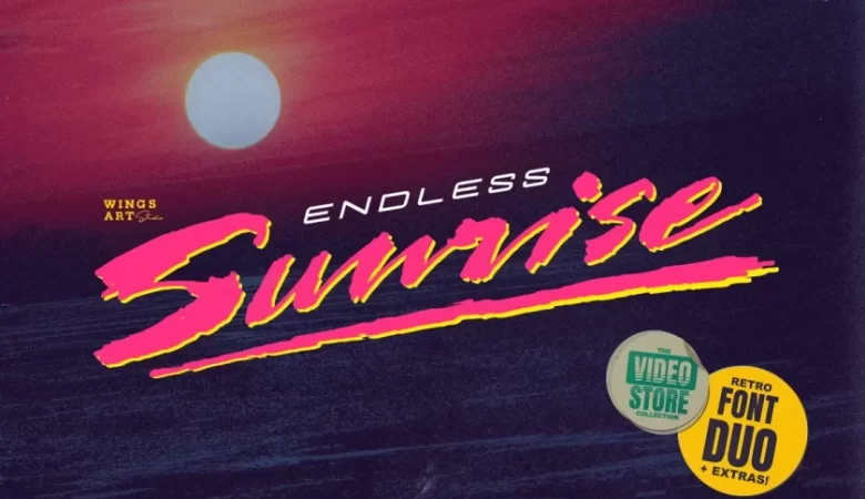 Endless Sunrise Font