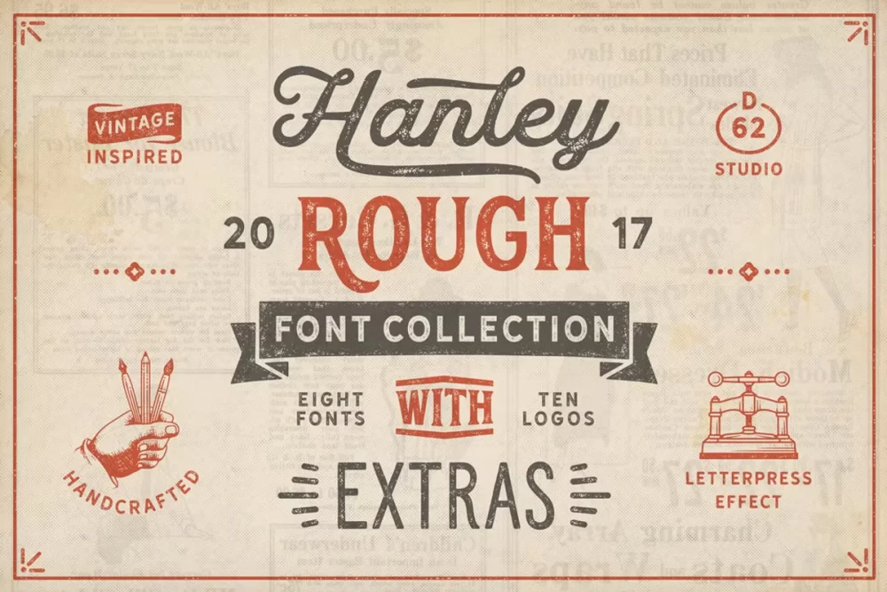 Hanley Rough Font