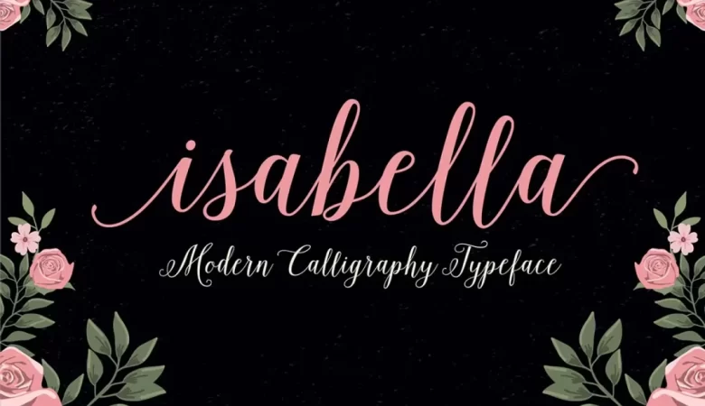 Isabella Script Font