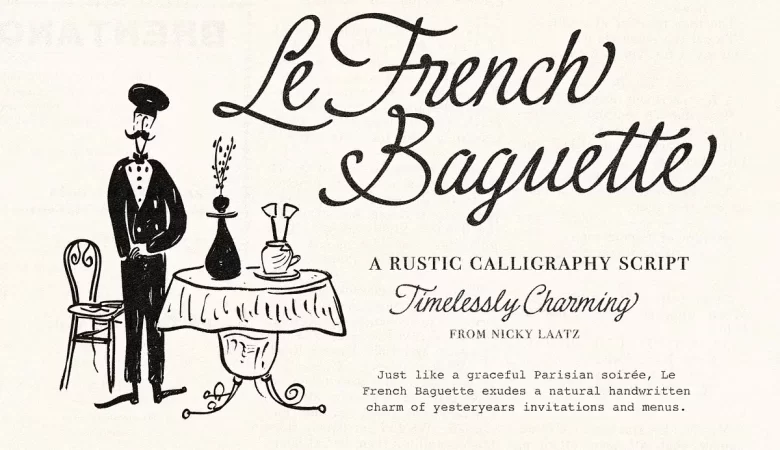 Le French Baguette Font