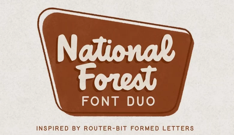 National Forest Font