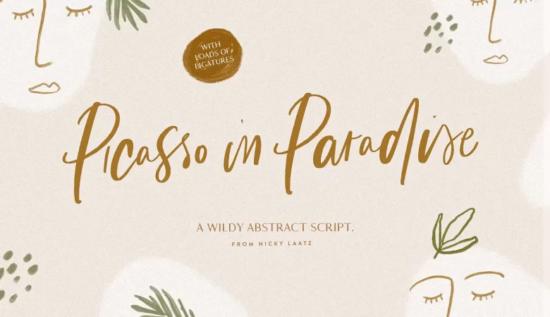 Picasso in Paradise Font