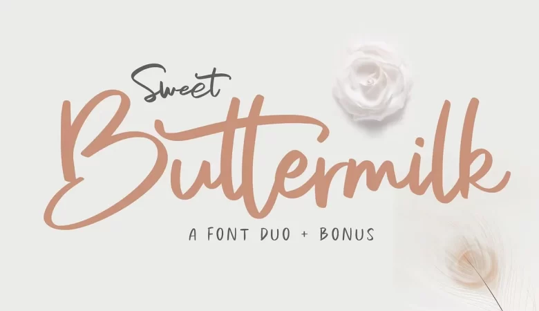 Sweet Buttermilk Font