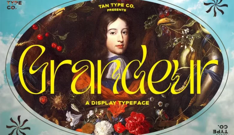 Tan - Grandeur Font