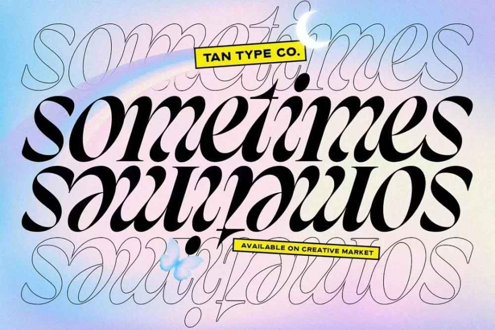 Tan - Sometimes Font