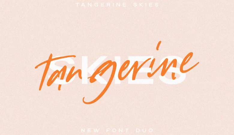 Tangerine Skies Font