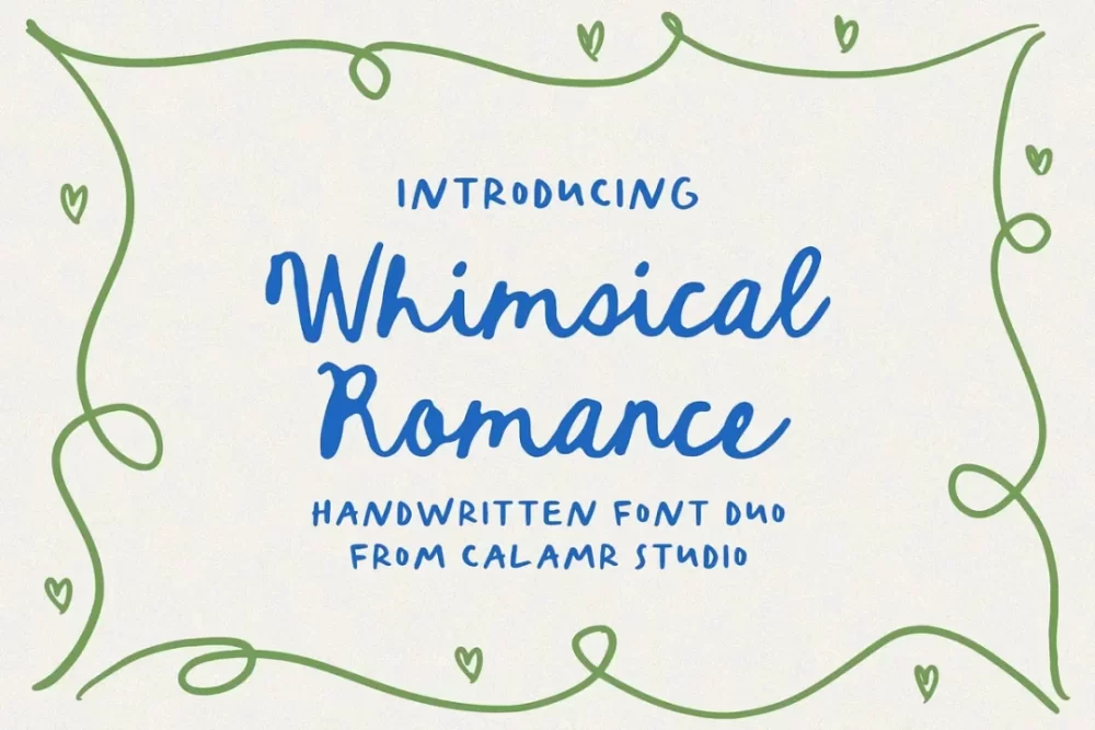 Whimsical Romance Font