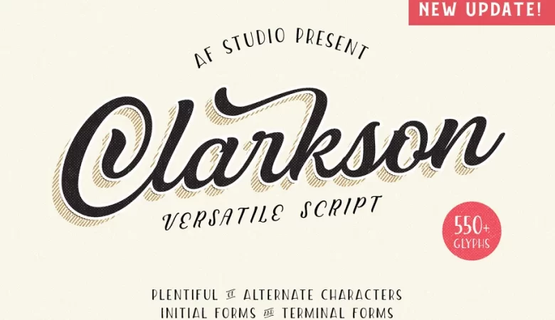 Clarkson Script Font