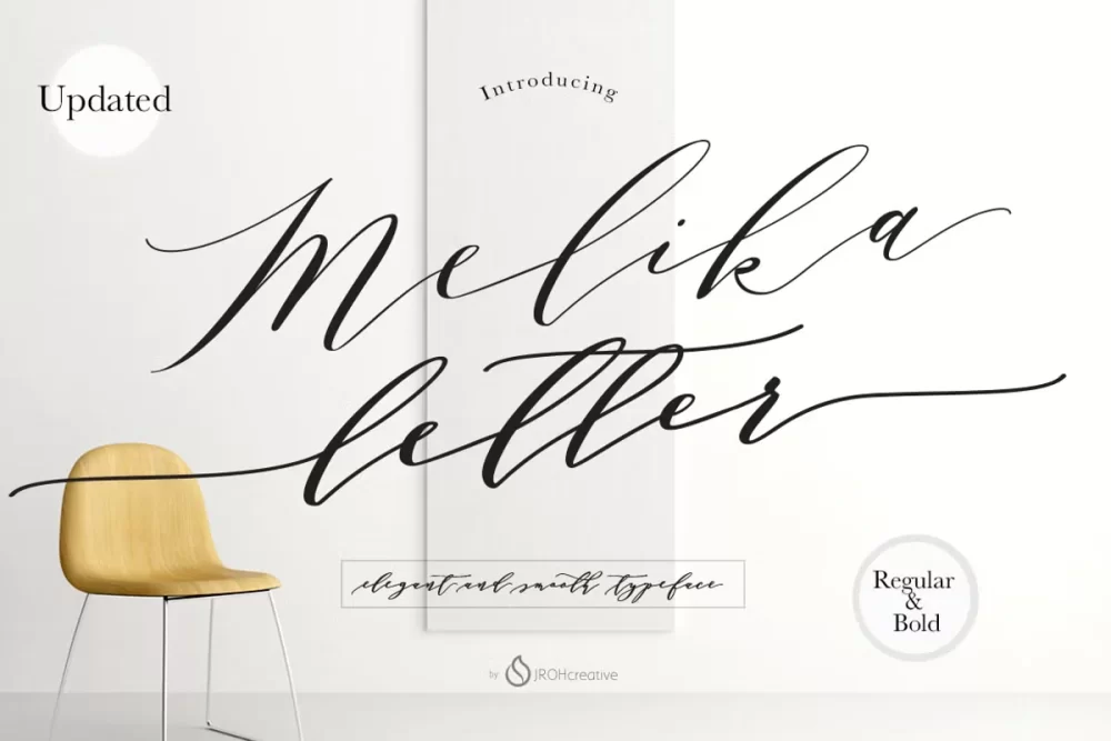 Melika Letter Font