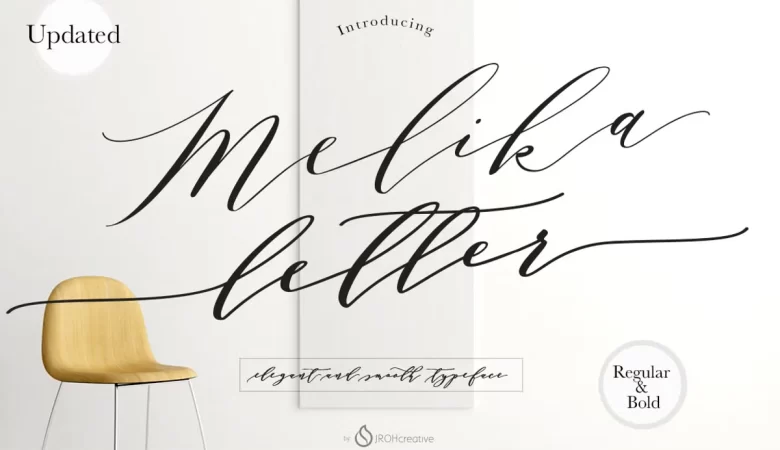 Melika Letter Font