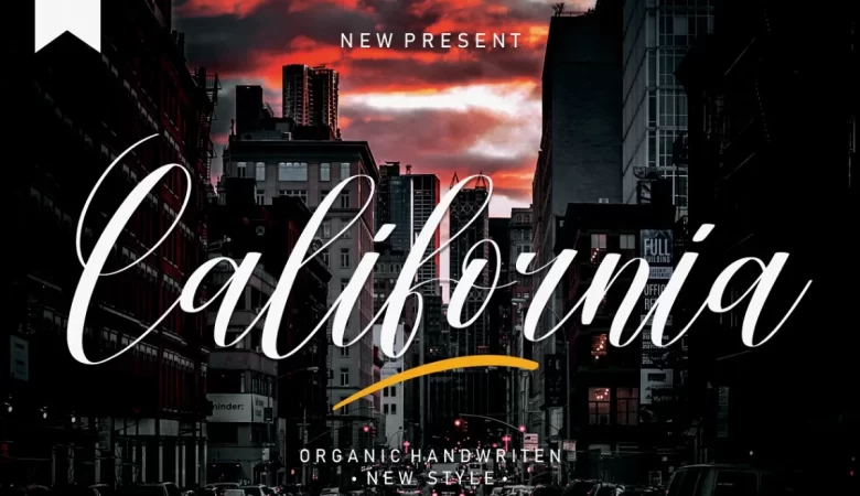 California Script Font