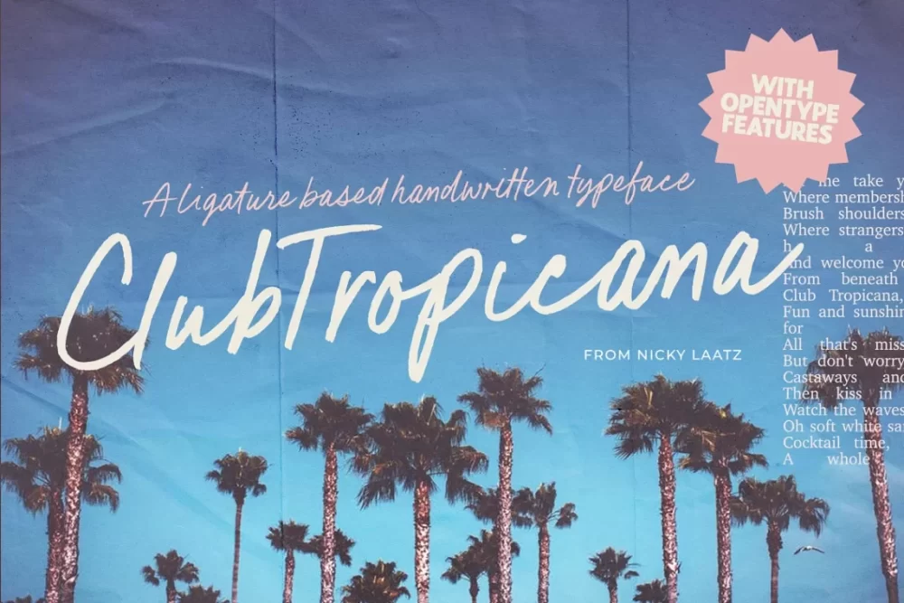 Club Tropicana Font