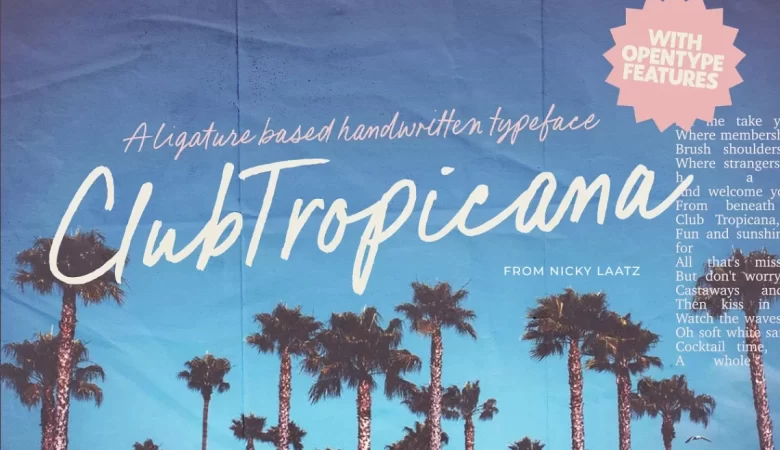 Club Tropicana Font