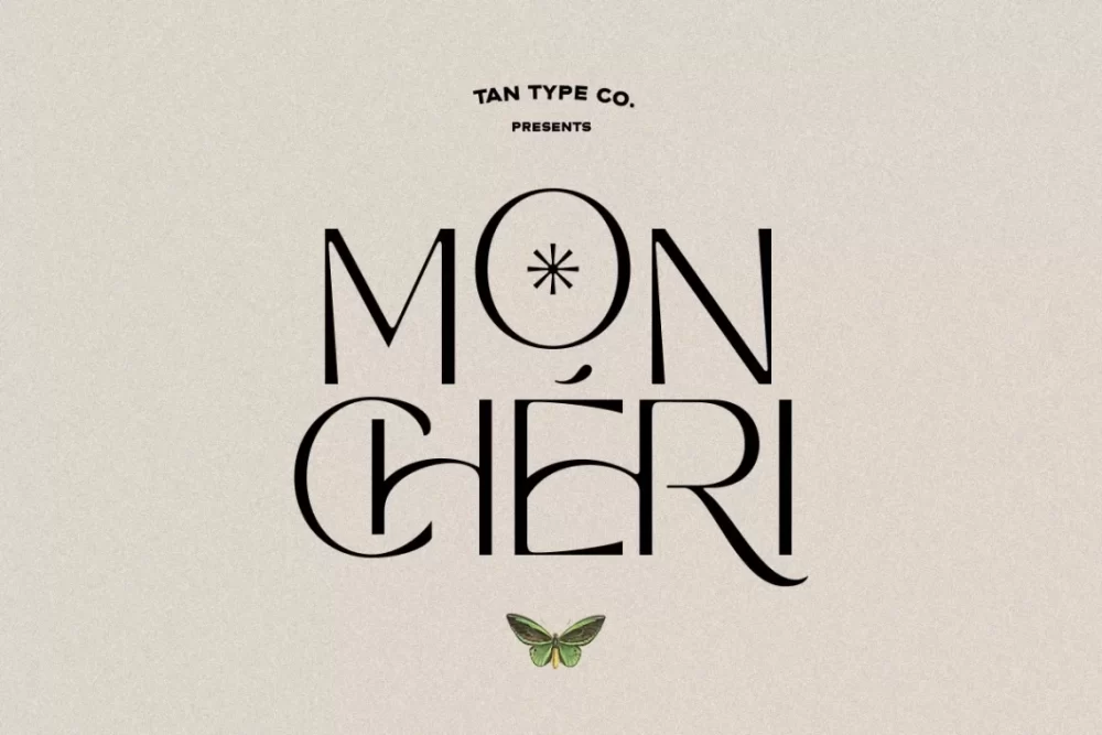 Tan - Mon Cheri Font
