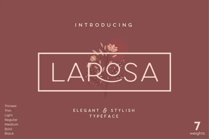 Larosa Font