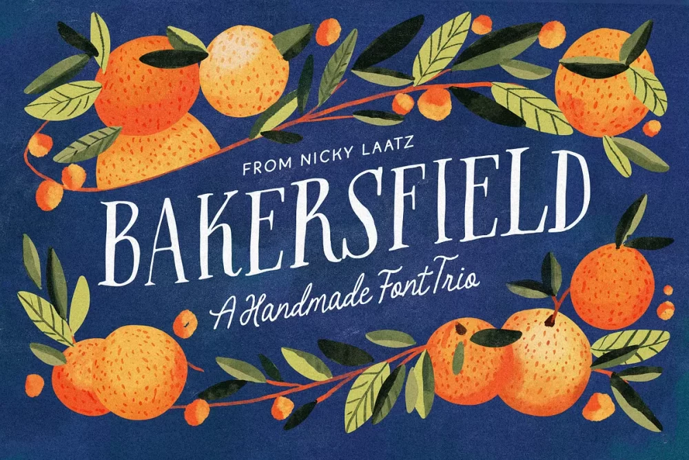 The Bakersfield Font