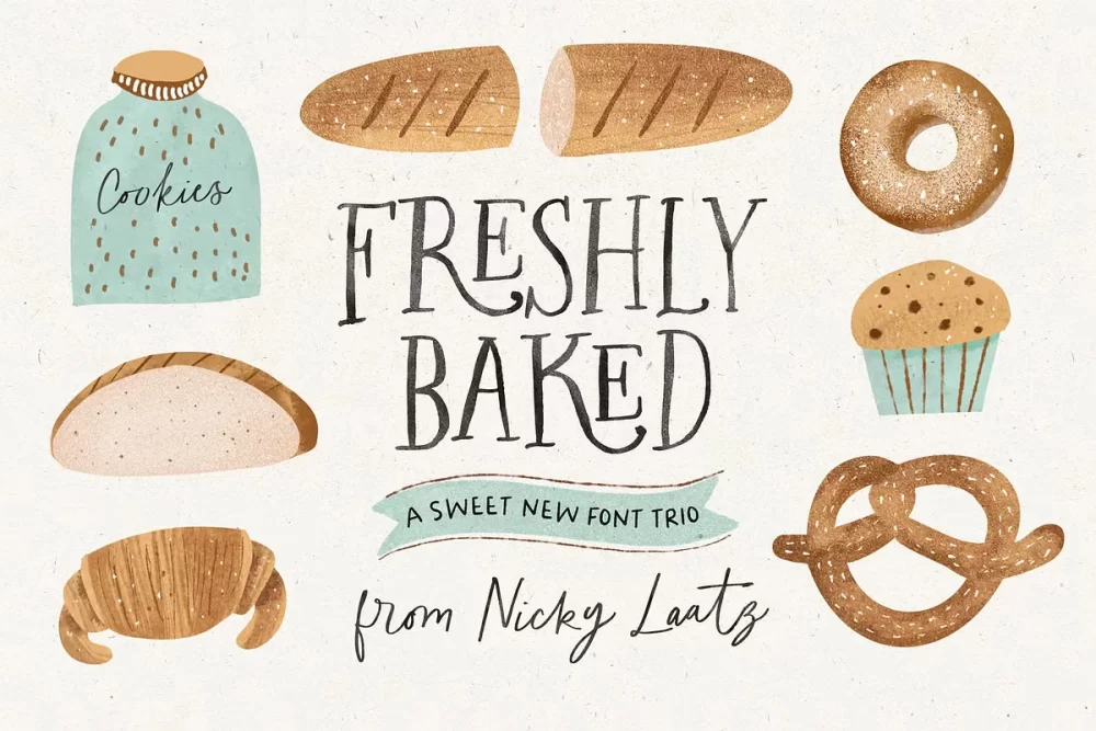 The Freshly Baked Font