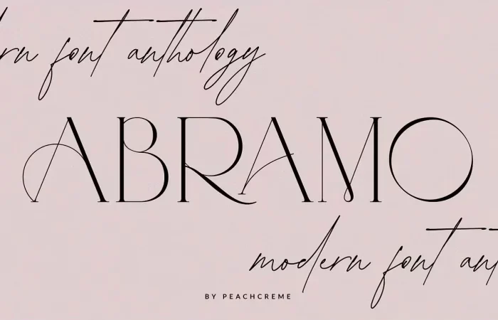 ABRAMO Font
